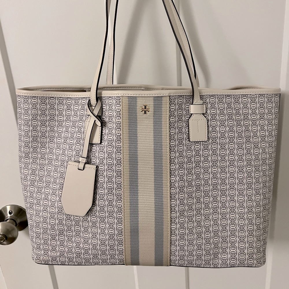 Tory Burch Geo Tote Bag - White